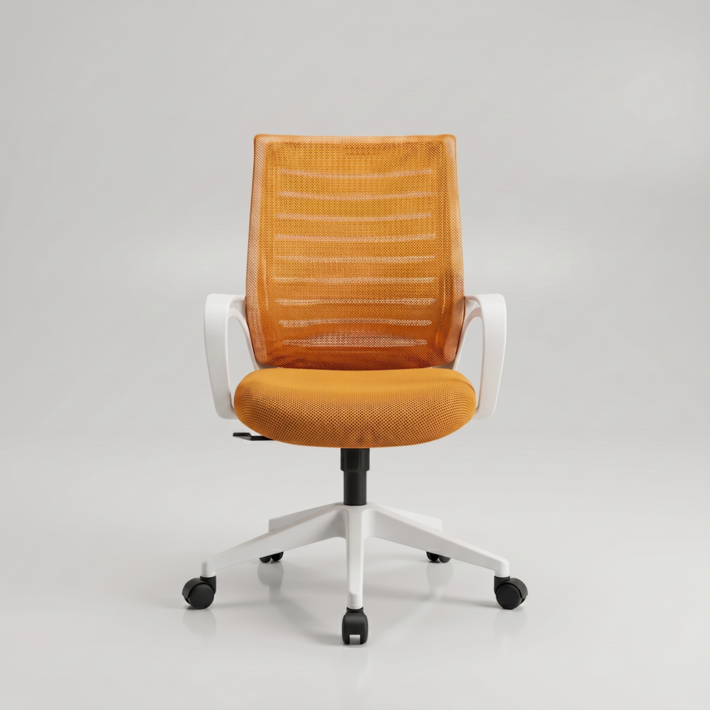 Grid showcase presenting multiple fabric and mesh custom color options available for the Boom office chair series.