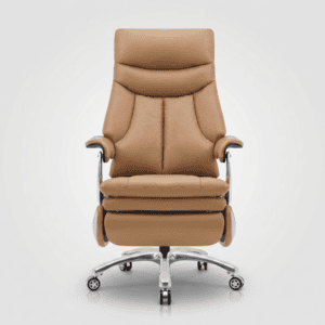 Imperio Motorized Reclining Executive Office Chair – Premium Dual-Tone Imported Leather with Footrest