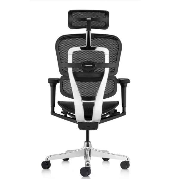 Fully adjustable 5D armrests on the Ergohuman Xpert ELITE ergonomic chair, designed for optimal forearm and wrist alignment during typing.